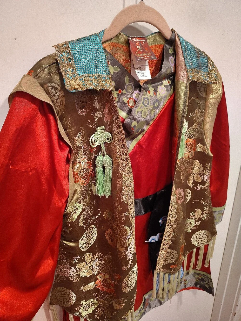 Disney Store Pirates Of The Caribbean Elizabeth Swan Asian Costume Kid's Sz 7/8